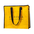 Genanvendelig Forever Living shoppingbag i plastmateriale med nylonforstærkning