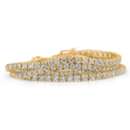 TENNIS bracelet in 14 karat gold with diamonds | Danish design by Mads Z