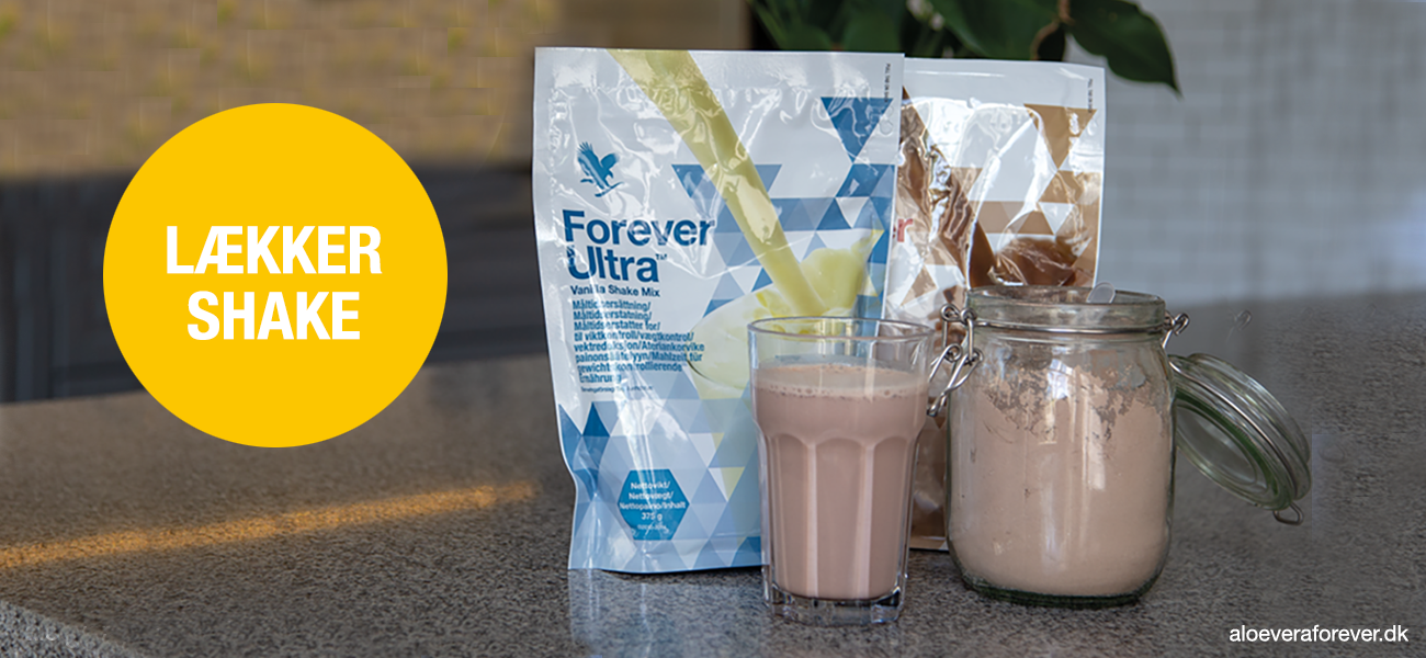 Forever Ultra Vanilla og Forever Ultra Chocolate - lækre shakes med vanille eller kakao