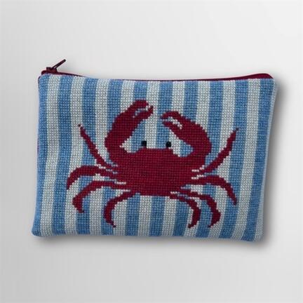 Taskekrabbe clutch fra baldyre forside til broderikit