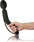 O-Wand – luksus wand massager i blød silikone med 8 vibrationer, 4 intensiteter og vandtæt design