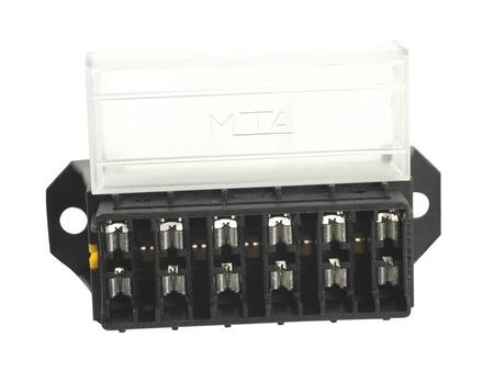 Fuse box - 6 fuses - Flat Standard fuses Universal