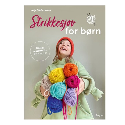 forside til bogen strikkesjov til boern af anja wassermann