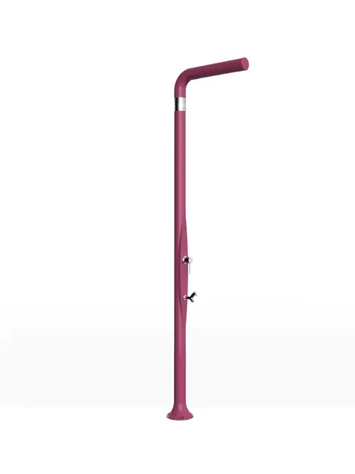 Arkema - FUNNY YANG T225 udendørs bruser med fodbruser - koldt & varmt vand - Fuchsia