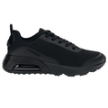 Sort unisex sneaker med luftpude i hælen, åndbar mesh-overdel og letvægtssål