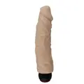 Power Escorts Driller 02 realistisk dildo vibrator 25 cm Ø 4 cm i naturtro penisdesign