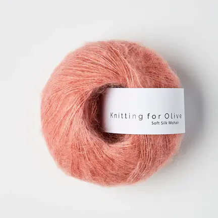 garnoegle fra knitting for olive soft silk mohair farve flamingo