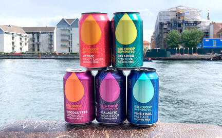 En håndfuld alkoholfrie øl fra Big Drop Brewing Co