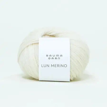 Garnet lun merino fra rauma garn i farven Cremegul