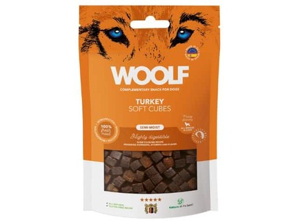 Woolf Soft cubes turkey - 100g