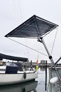 FLINpoleᐩ 100W+ solcelle med justerbar aluminiumsstang til båd