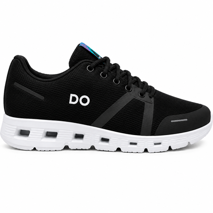 Sort DO løbesko – letvægts sneaker med åndbar mesh