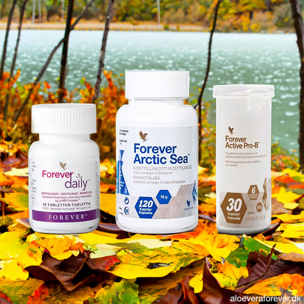 Forever Key: Forever Daily, Forever Arctic Sea og Forever Active Pro-B