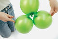 ballonbånd til ballonbue DIY - balloner uden helium
