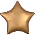 Mat guld stjerne ballon til helium