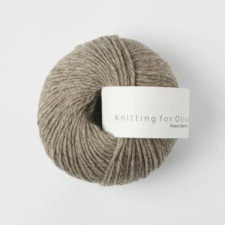 garnnoegle heavy merino fra knitting for olive i farven natur