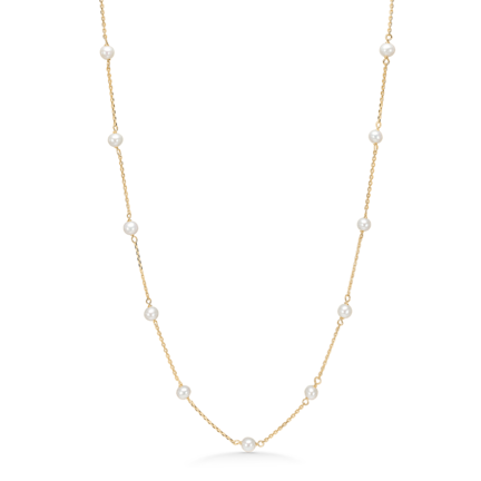 MOONLIGHT necklace in 8 karat gold with pearls | Danish design by Mads Z