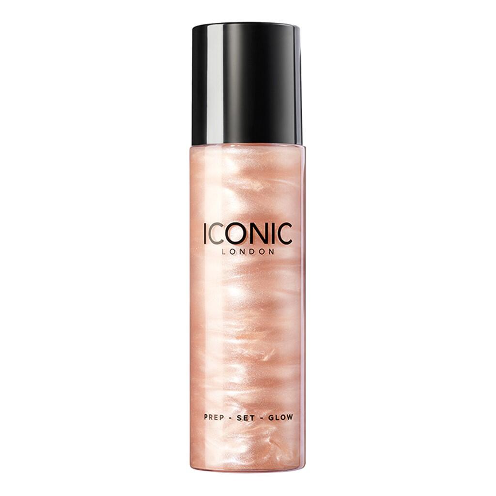 Iconic London, Prep Set Glow, Original, 120 ml. - Makeup, Settingspray, Ekstra holdbar makeup, Shimmer, Fugt