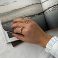 POETRY PANZER ring in 14 karat gold | Danish design by Mads Z