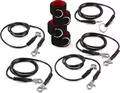 9-delt Bed Restraint Sæt – bondage fikseringssæt med bløde manchetter og justerbare remme til sengen