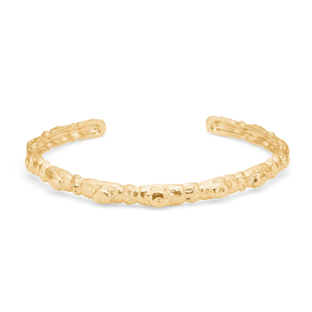 Urchin Elegance armring udført i 925 ren sterlingsølv belagt med 18 karat forgyldning.