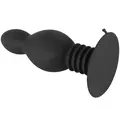Black Velvets Bouncing Plug – sort silikone anal plug med bounce effekt