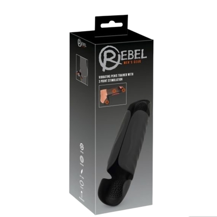 Masturbator i silikone med fleksible vinger, tre motorer og USB-opladning