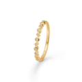 POETRY ring in 14 karat gold with diamonds | Danish design by Mads Z