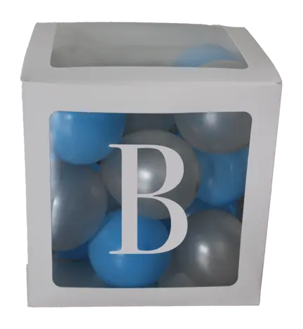 Ballonbox med balloner