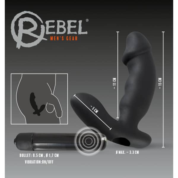Rebel Men´s Gear Cock-Shaped Vibe