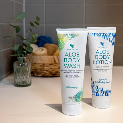 Aloe Body Lotion og Aloe Body Wash velvære