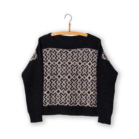 safari sweater marianne isager alpaca 1 eco melange tvinni garn