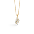 FREYA pendant in 14 karat gold with diamonds | Danish design by Mads Z