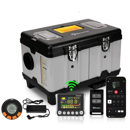 Sunster TB10PRO 8kW dieselfyr toolbox med WiFi og Bluetooth
