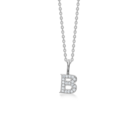 TENDER LOVE B sølv halskæde med topas | Mads Z