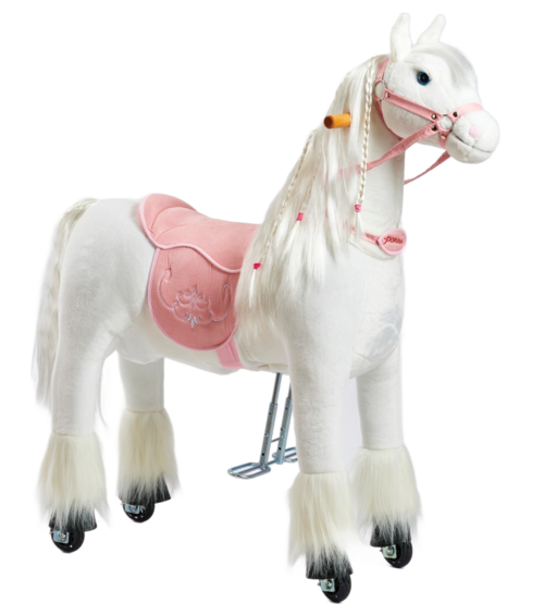 Se PONNIE Rid-selv hest M - Tiara Pink hos Ponypiger.dk