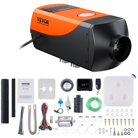 Vevor 2 kW dieselfyr 12V – kompakt kinafyr dieselvarmer til båd, autocamper og varebil
