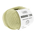 Garnnøgle fra Lang Yarns merino 120 i farven lime