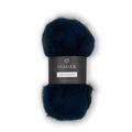Garnnøgle isager silk mohair farve 101 mørk petrol