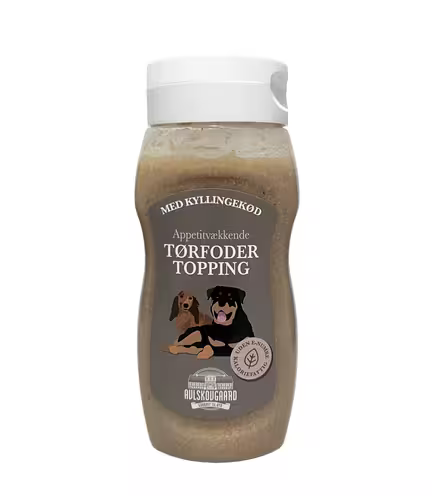 Tørfoder topping med kylling 300ml.