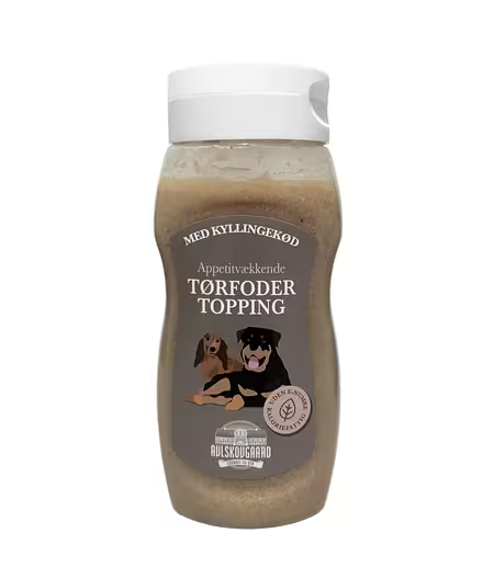Tørfoder topping med kylling 300ml.