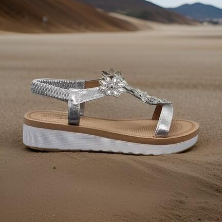 sølv sandaler