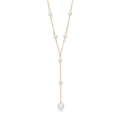 OLIVIA halskæde 8 karat guld med perler | Mads Z