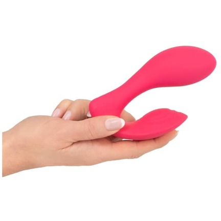 Sweet Smile pink G-Spot Panty Vibrator til G-punkt og klitoris med fjernbetjening