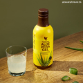 Forever Aloe Vera Gel og glas med Aloe vera drik