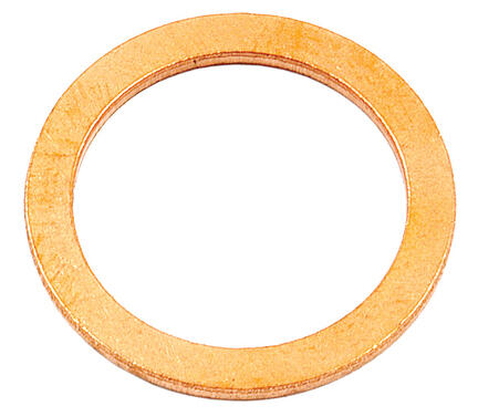 Kobberskive 18x22 mm