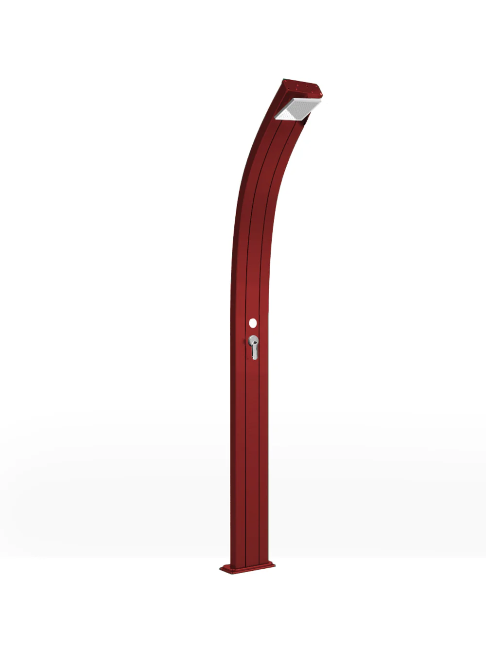 Arkema - SPRING A100 Aluminium Solardusche - 25 Liter - Tiefrot