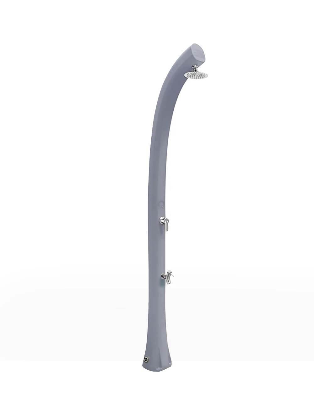 Arkema - NEW HAPPY H220 Solardusche mit Fußbrause - 26 Liter - Silbergrau