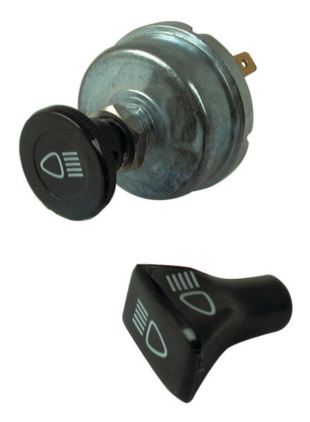 Light switch with 2 knobs Fits: Ford 2000, 3000, 4000, 5000, 6000, 7000 OEM ref. Case IH / International Harvester 82848510 Ford / New Holland 83959708, E7NN11654AA, D5NN11654B, D10026500, 82848510, 82945074, C5NN11654D, C5NN11654A, 81818781, C7NN1