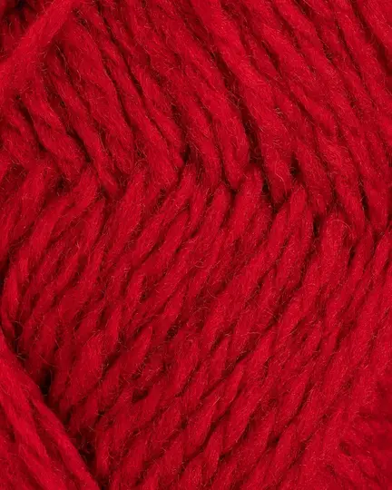 close up af garnet vams fra rauma i farven moerk roed